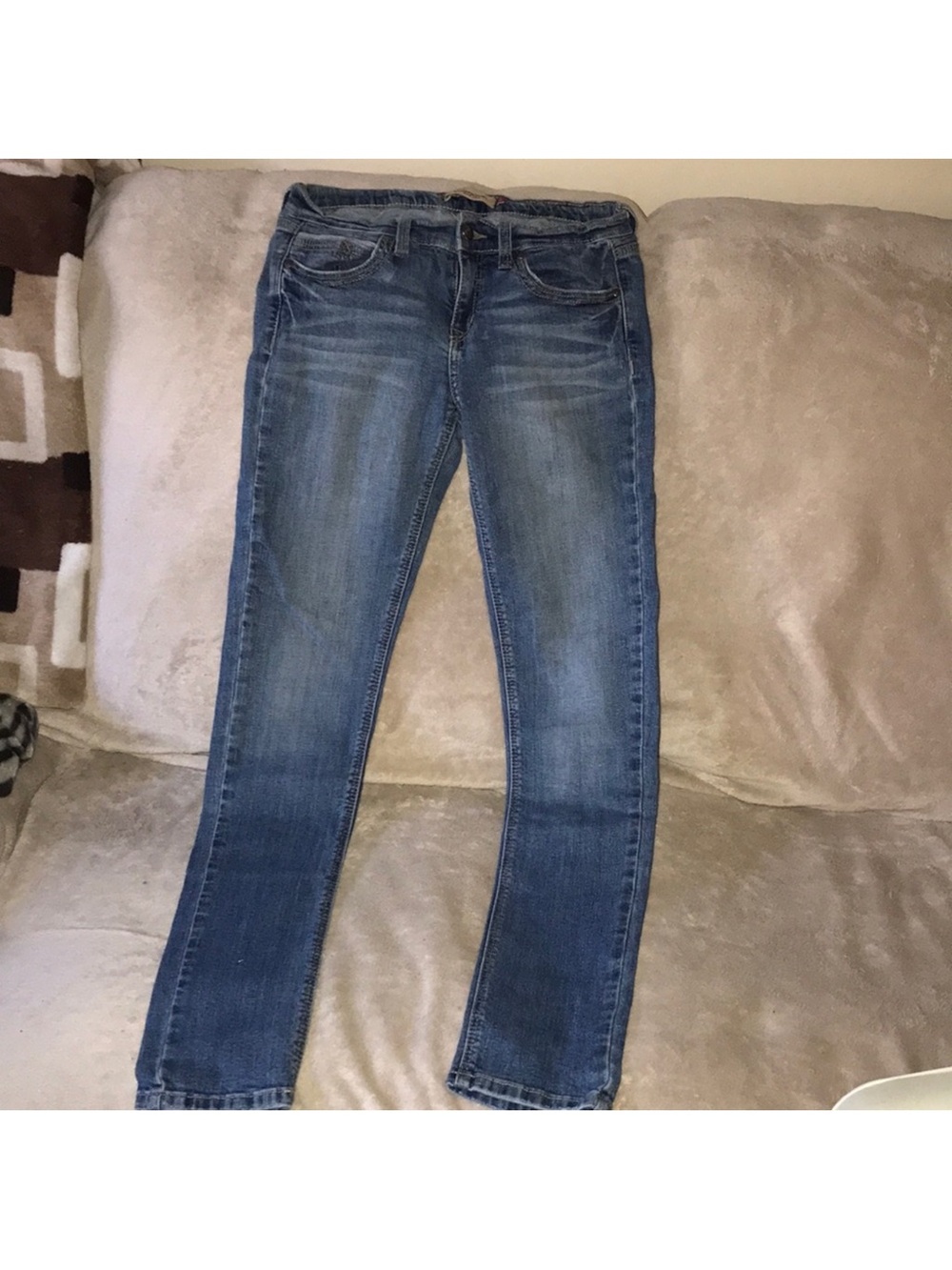 Eunina jeans USA size 5 Classic Women's Blue Skinny Jeans stretchy